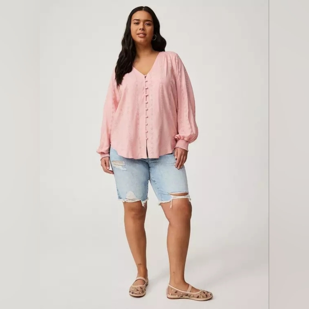 Pink Women's Top Torrid Size 4 New With Tags